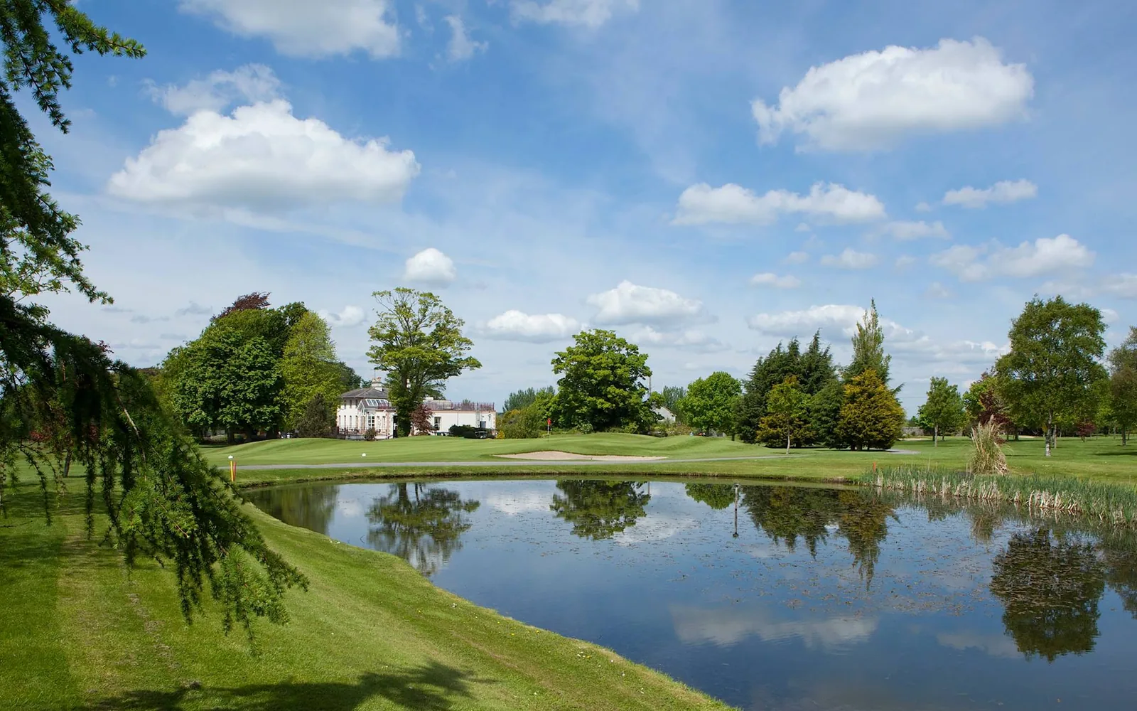Parkland golf course with a lake at Castlewarden Golf Club, Kildare